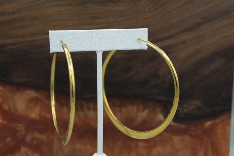 Brass Cuts Deep Hoops