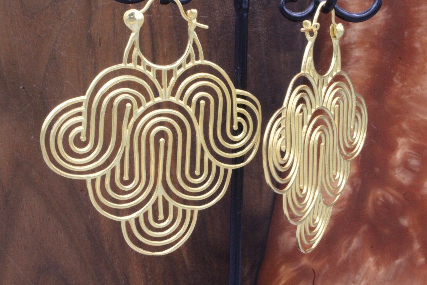 Dream Hoops, Material: Yellow Gold Plated