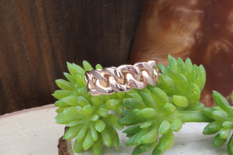 Rose Gold Downtown Finger Ring
