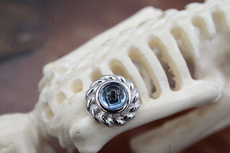 Threadless White Gold Mini Raine Top