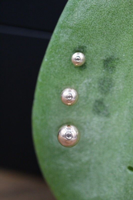 Threadless Yellow Gold Bead Top