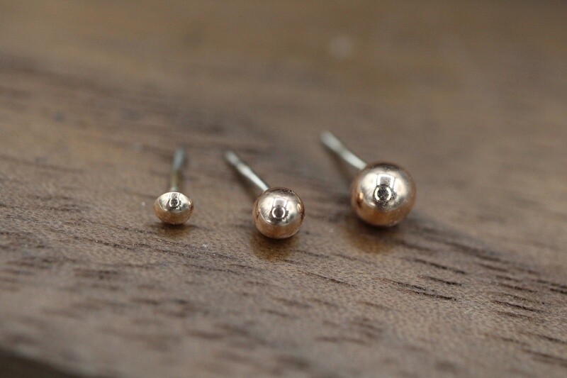Threadless Rose Gold Bead Top