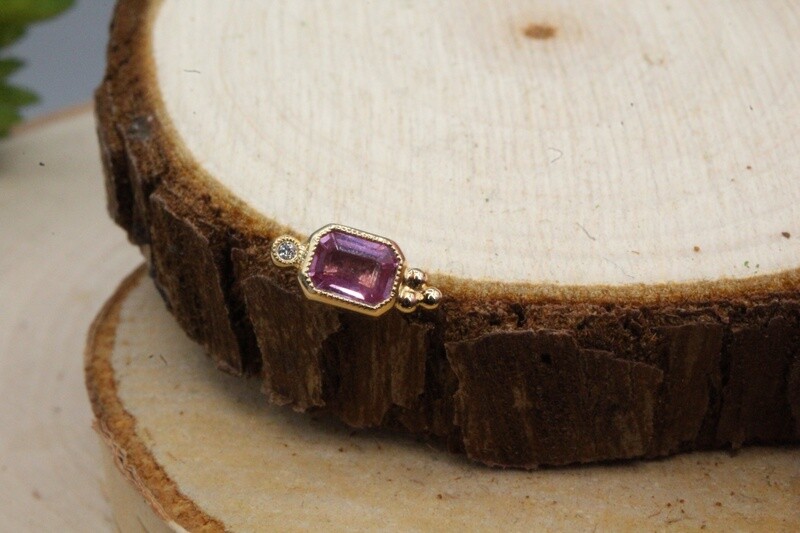 Threadless Yellow Gold Leon Top