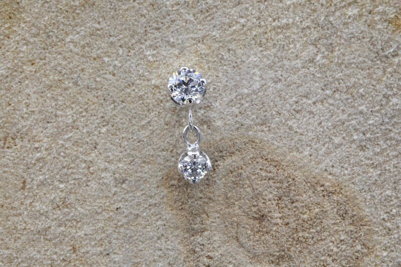 Threadless White Gold Duet