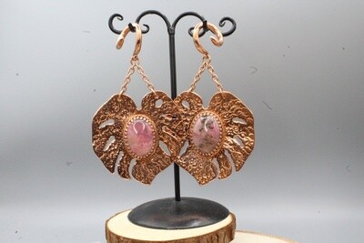 Copper Monstera Weights