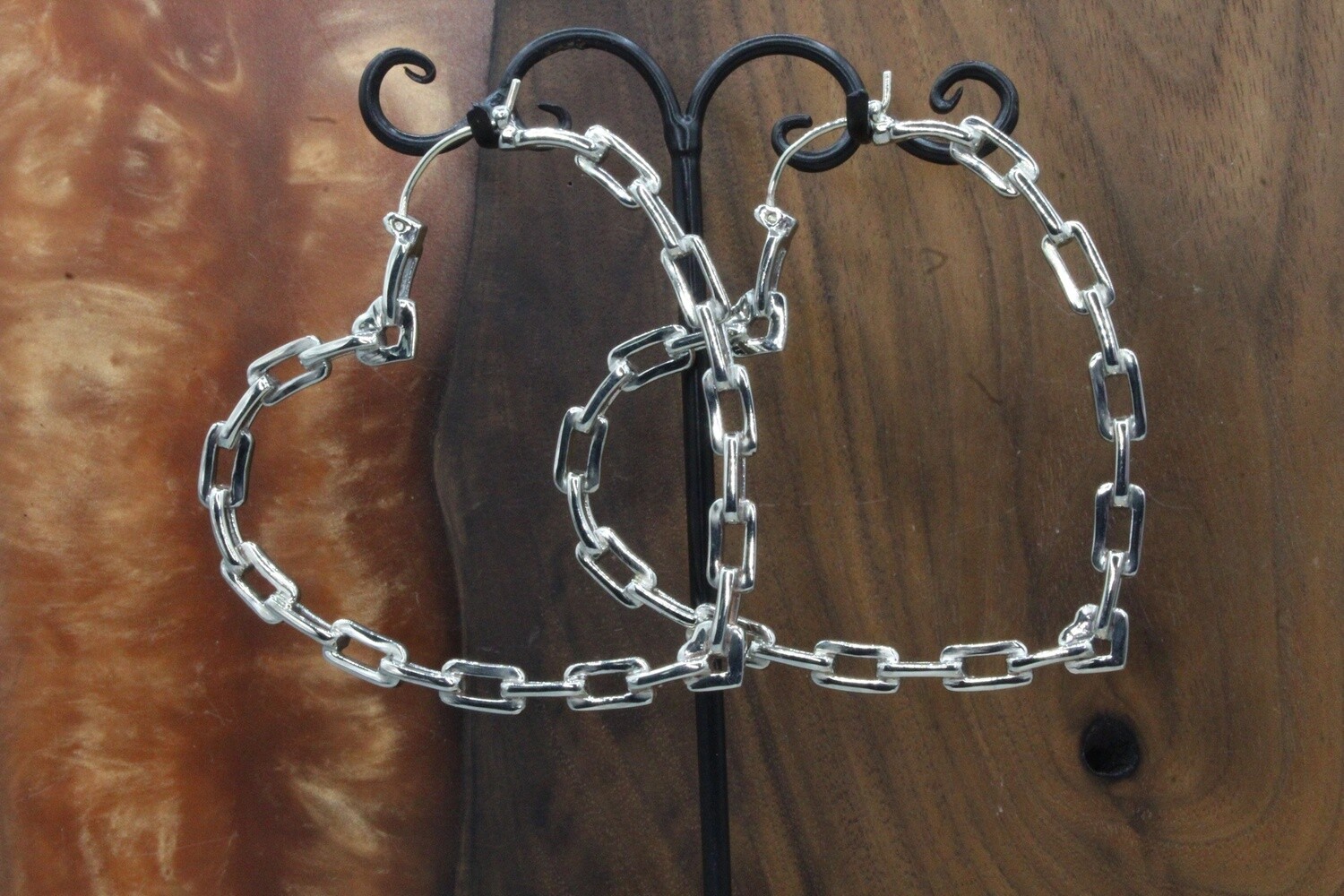 Unbounded Hoops, Material: White Brass