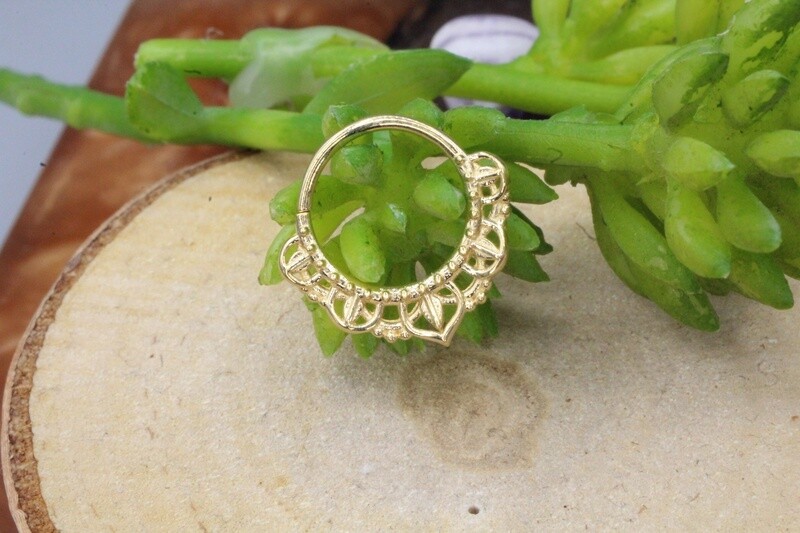 Yellow Gold Awaken Seam Ring