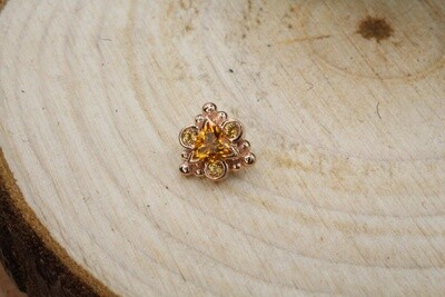 Threaded Rose Gold Helana Top