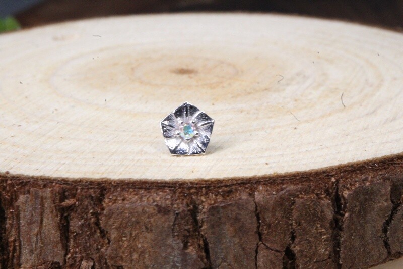 Threadless White Gold Morning Glory