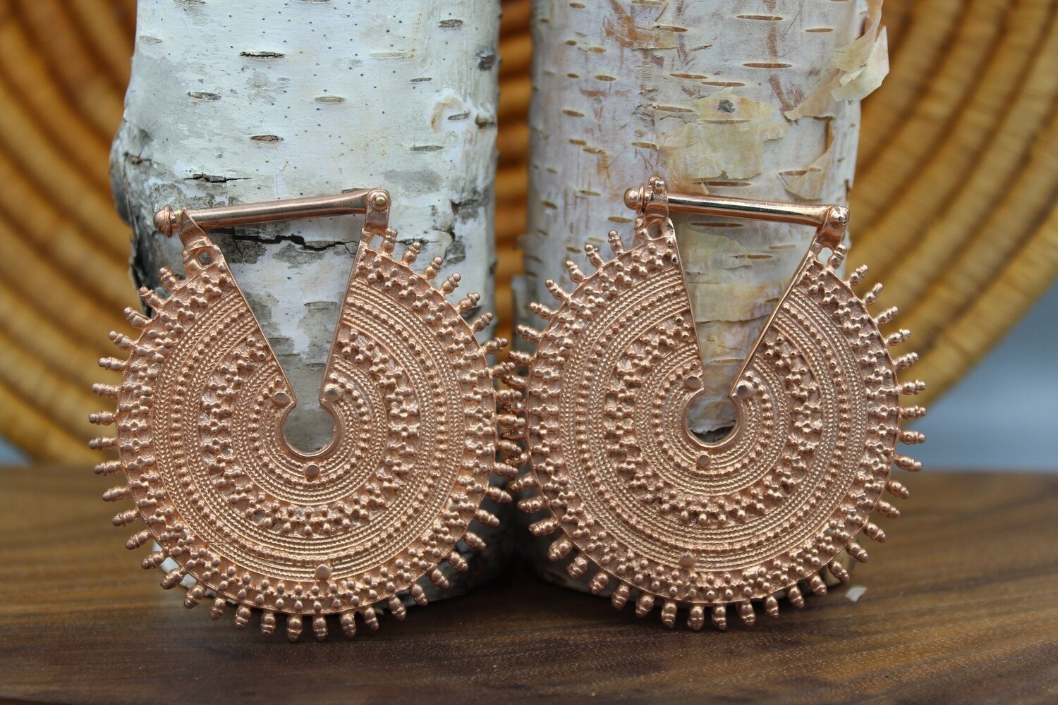 The Queens Weights, Gauge: 8g, Material: 14k Plated Rose Gold