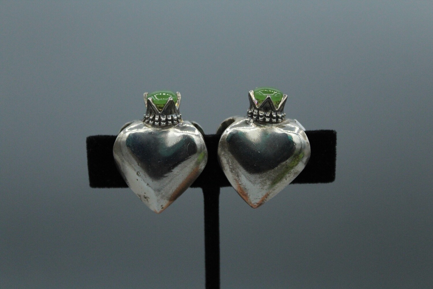 Sterling Silver Heart Weights, Gauge: 7/8&quot;, Material: Sterling Silver