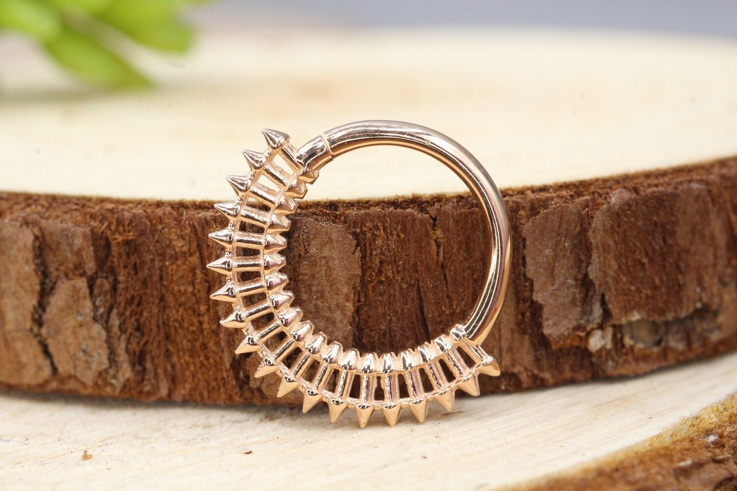 Rose Gold Fatale Seam, Diameter: 3/8", Gauge: 16ga