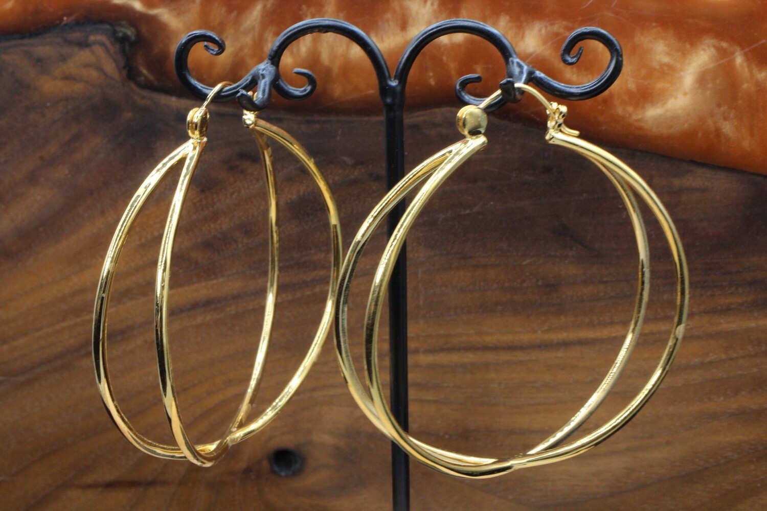 Verse Hoops, Material: Yellow Gold Plated