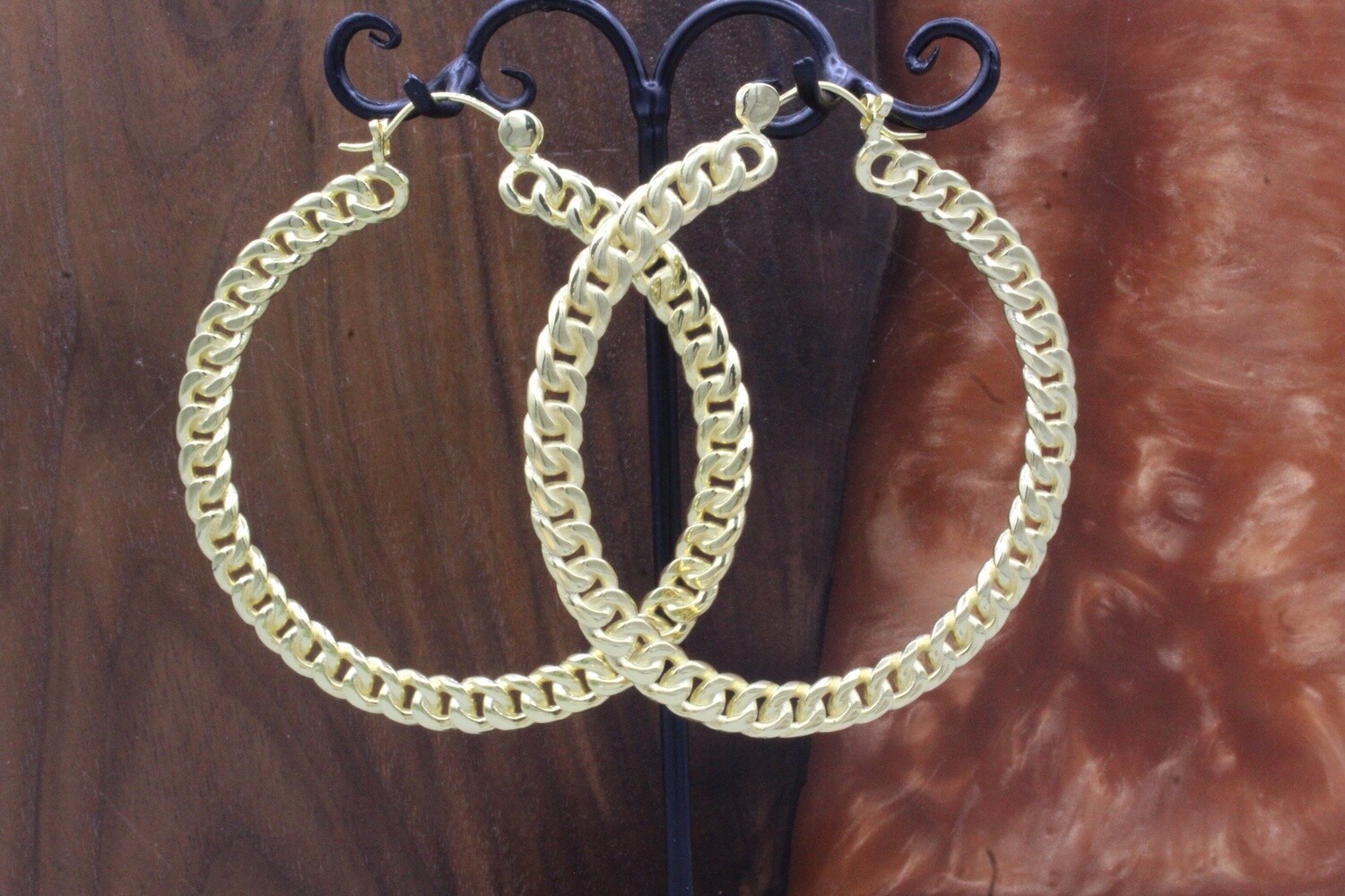 Downtown Hoops, Colour: Yellow Gold plated