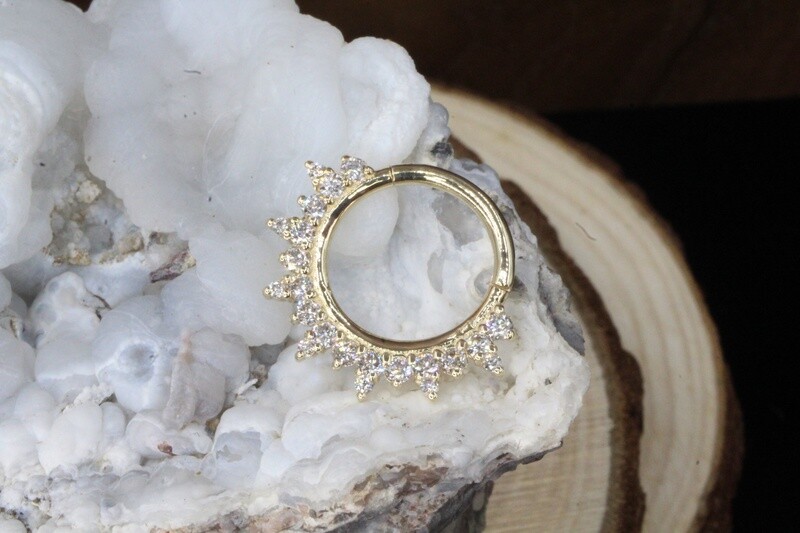 Yellow Gold Regal Hinge Ring