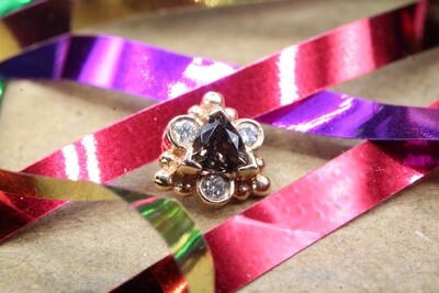 Threaded Rose Gold Helana Top