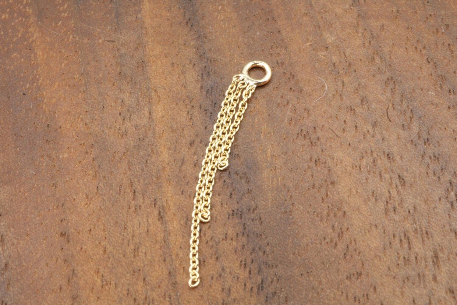 Yellow Gold Cascade 3 Charm