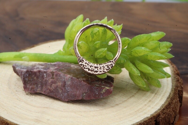 Rose Gold Janna Seam Rings