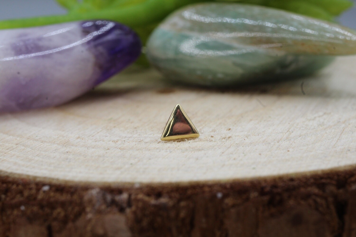 Threadless Yellow Gold Shapes Top