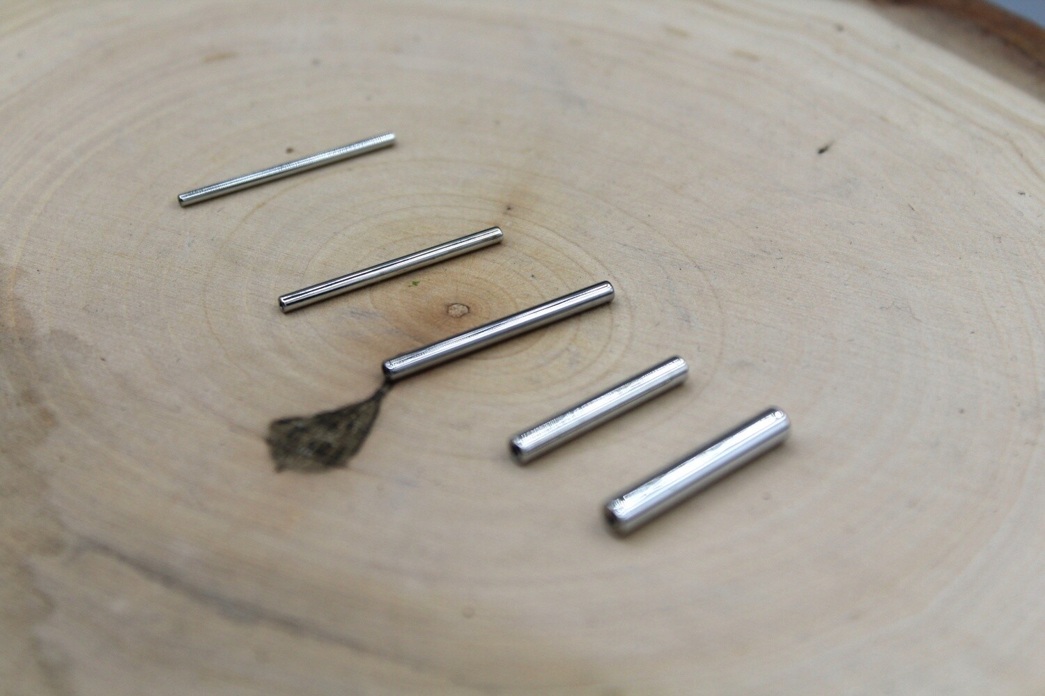 Threadless Straight Barbells, Gauge: 12ga, Length: 3/8&#39;&#39;