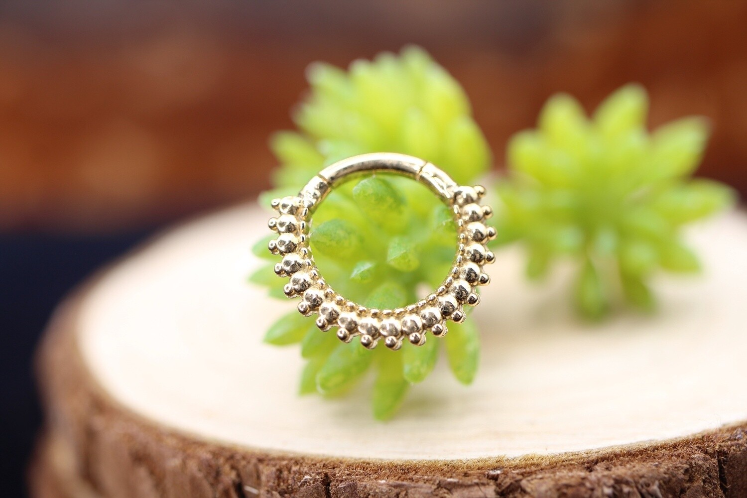 Yellow Gold Wanderlust Hinge Ring
