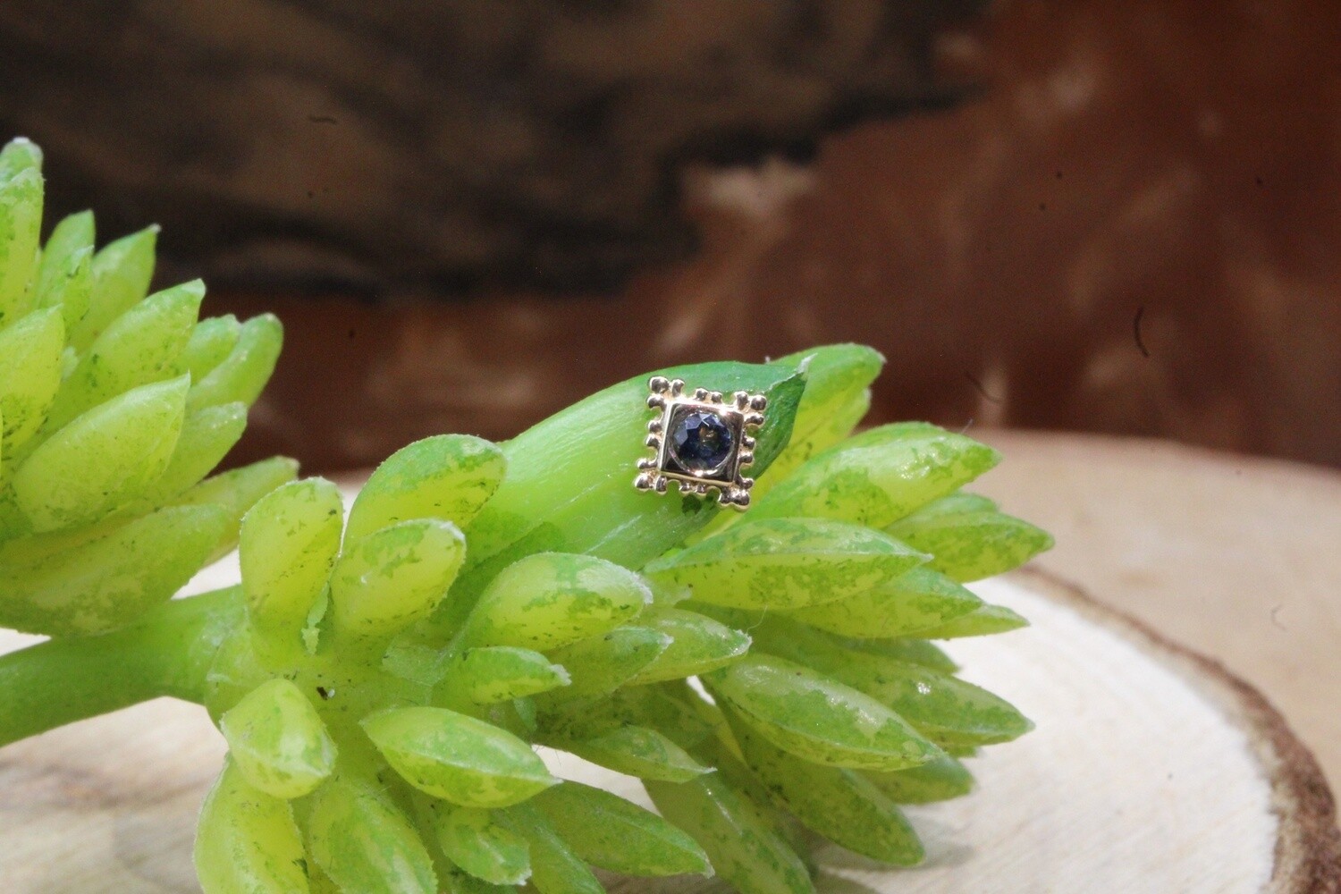 Threadless Rose Gold Flourish Illusion Top