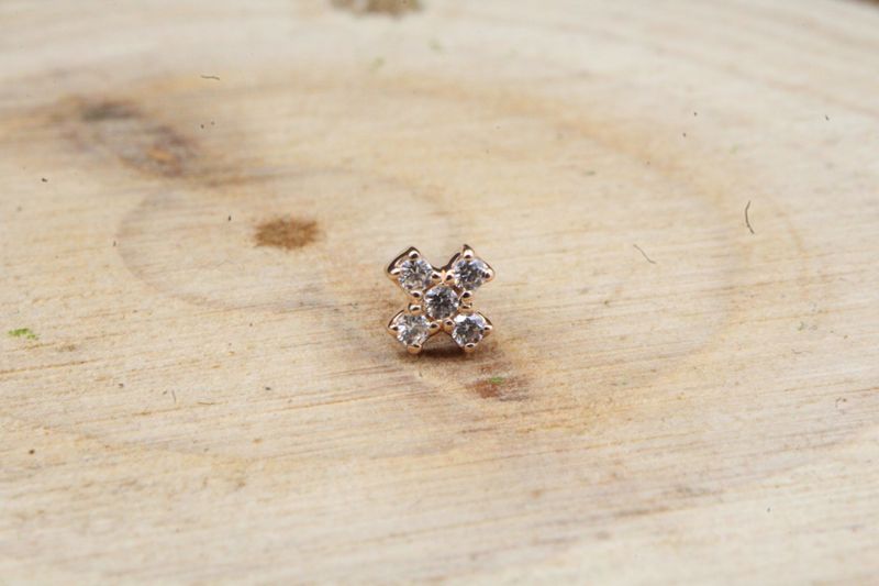 Threadless Rose Gold Lois End