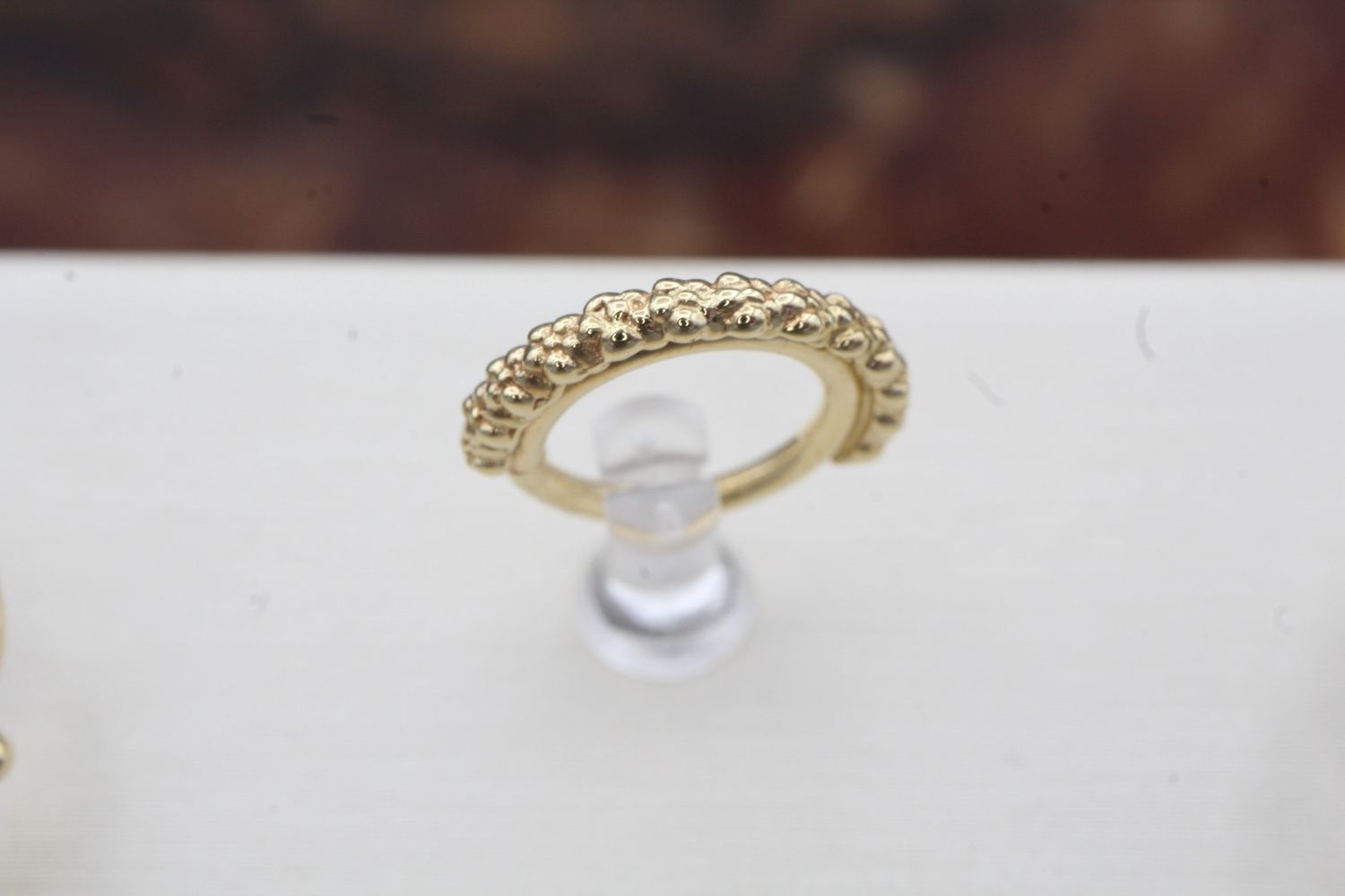 Yellow Gold Milo Seam Ring, Size: 16ga 5/16&#39;&#39;