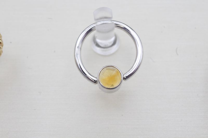 White Gold Fixed Bezel Seam