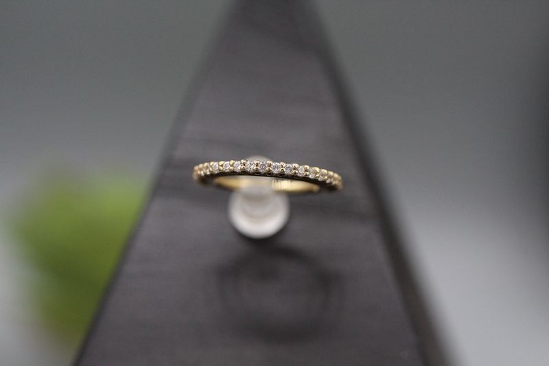 Yellow Gold Telesto Seam Ring