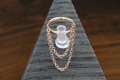 Rose Gold Kate Seam Ring