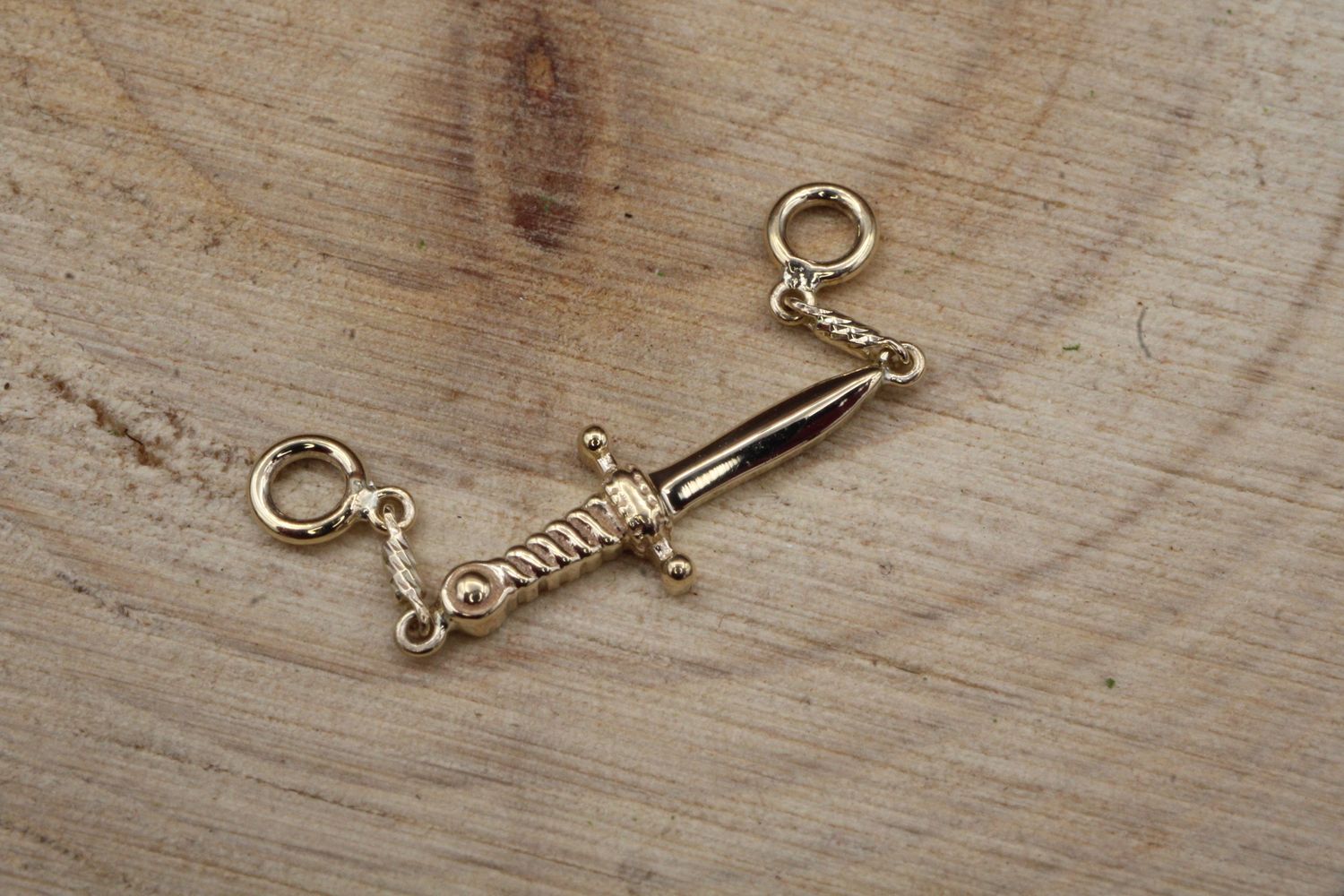 Yellow Gold Slasher Dagger Chain