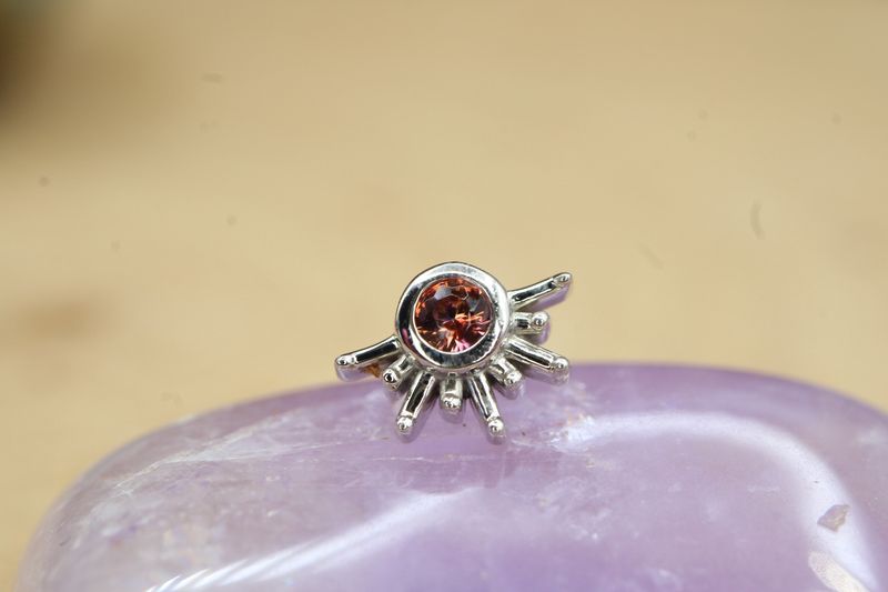 Threadless White Gold 6.5mm Live To Tell