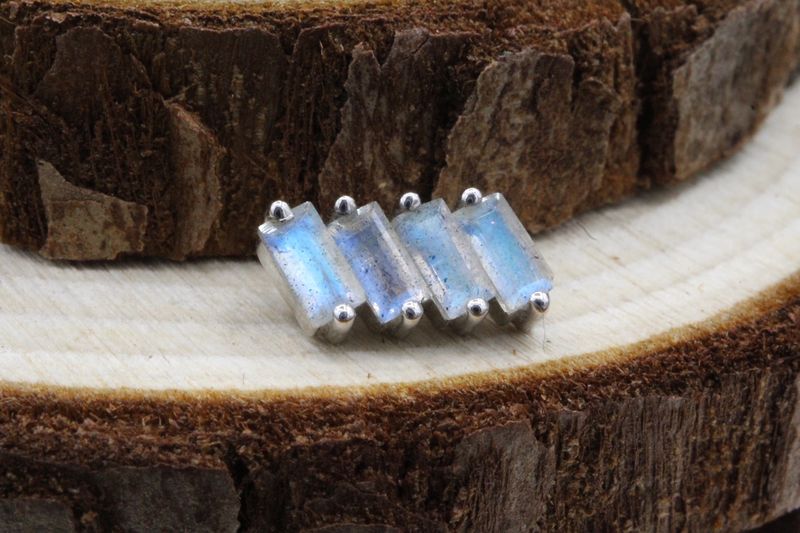 Threaded White Gold Liara 4
