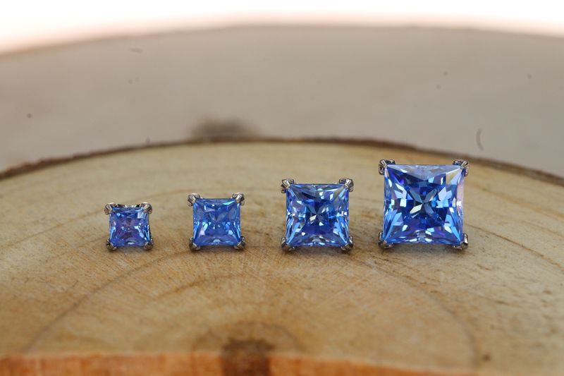 Threadless Titanium Princess Prong Set Top