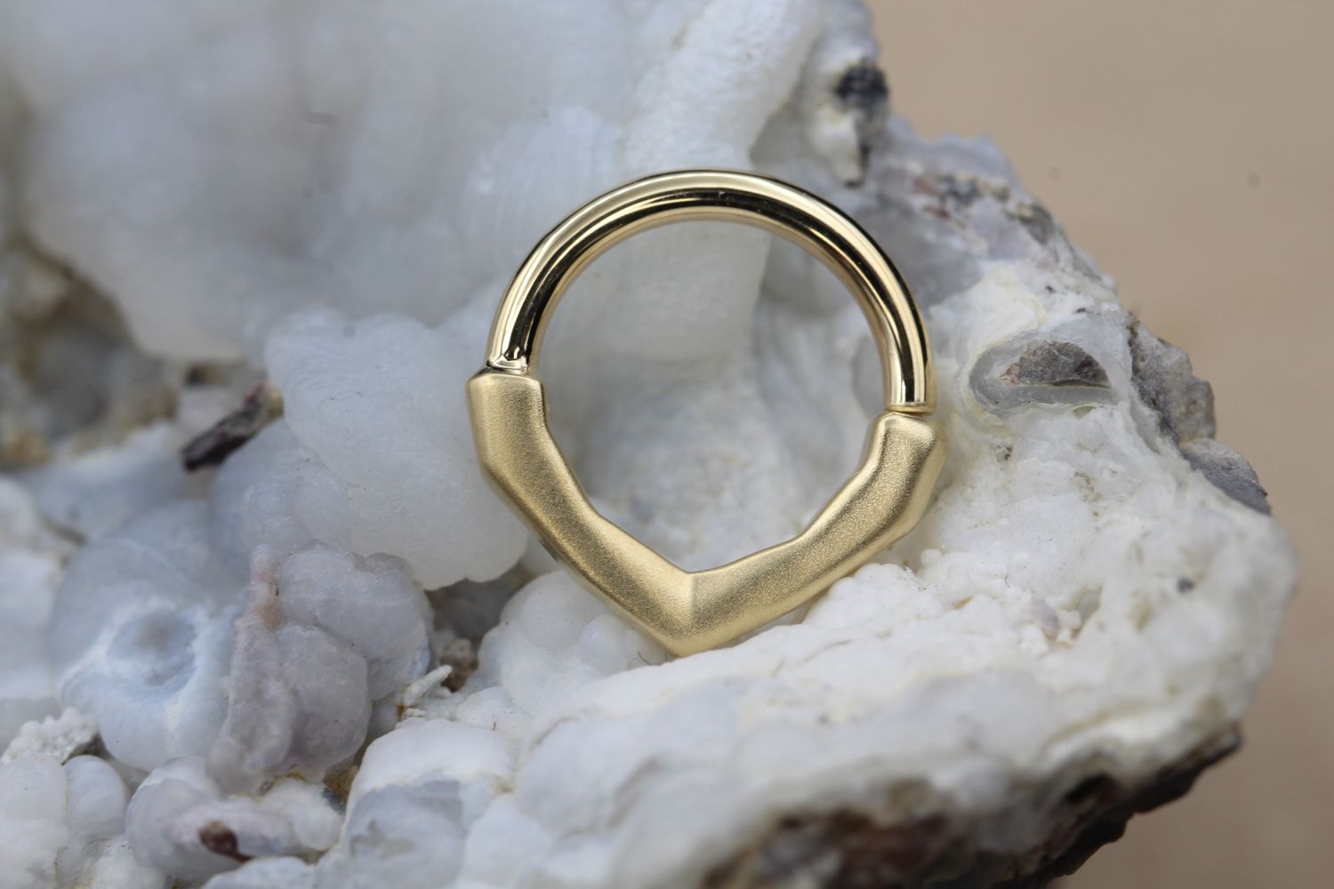 Yellow Gold Petite Archive Seam Ring, Diameter: 5/16&quot;