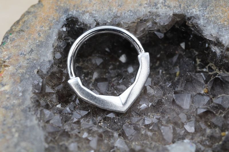 White Gold Petite Archive Seam Ring
