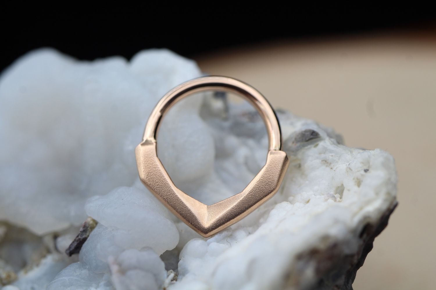 Rose Gold Petite Archive Seam Ring, Diameter: 5/16&quot;