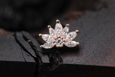 Threaded Rose Gold Starling Top