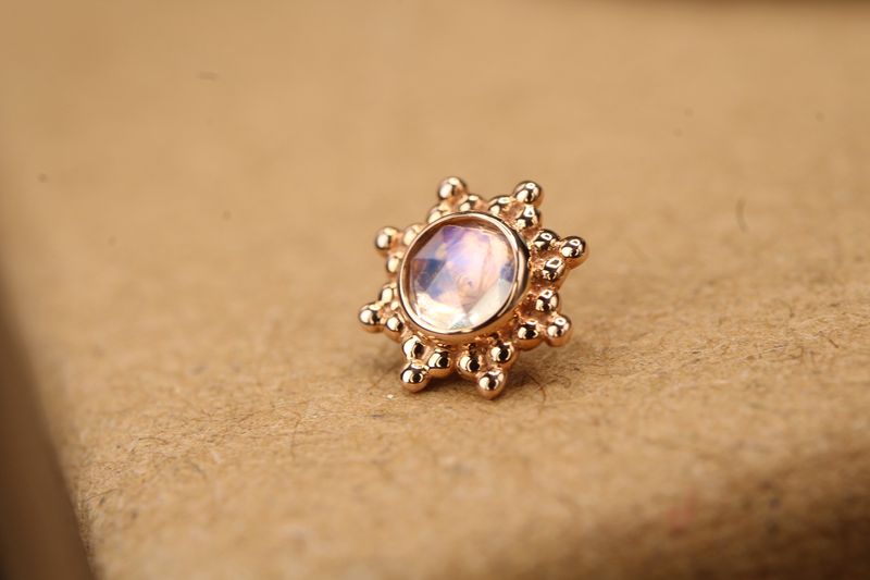 Threaded Rose Gold Thursday Top