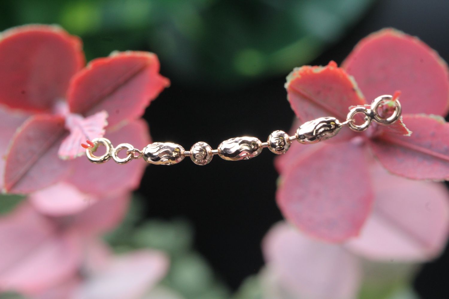 Rose Gold Caliban Chain, Size: 18ga 21mm