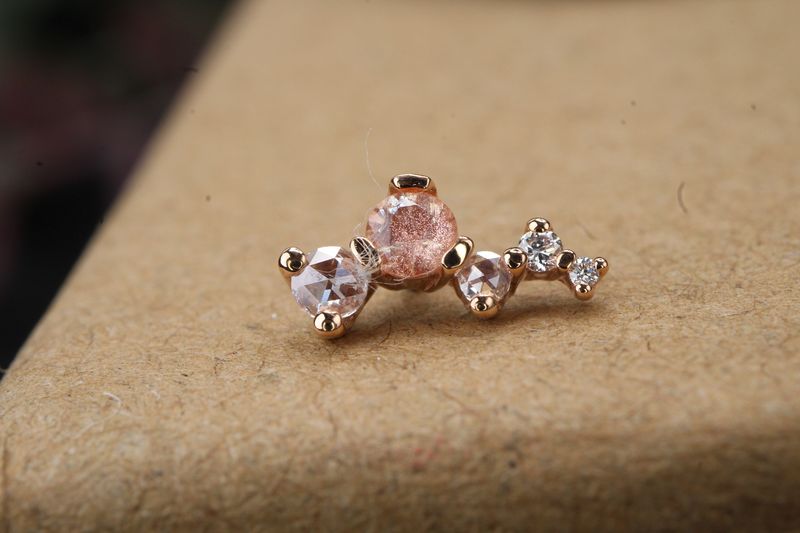 Threaded Rose Gold Ripple