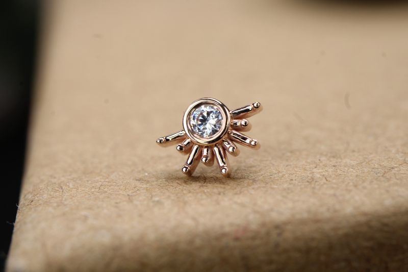 Threadless Rose Gold 6.5mm Live to Tell