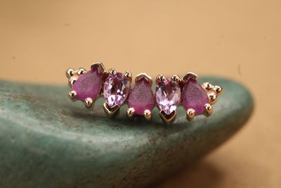 Threaded Rose Gold Nalani Top