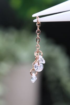 Rose Gold Cry Baby Charm