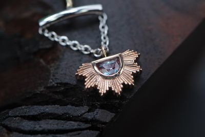 Threaded Two Tone Gold Kendall Bar Top