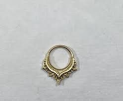 Yellow Gold Lily Seam, Diameter: 3/8", Gauge: 18ga