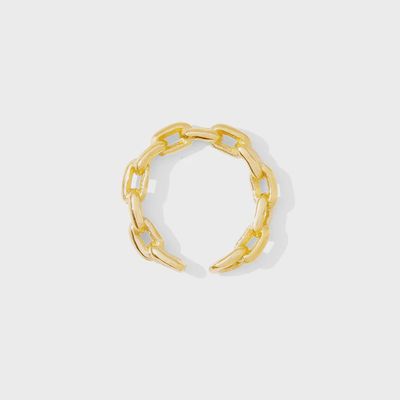Plated Chain Link Ear Cuff