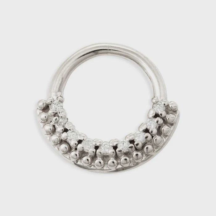 White Gold Grove Seam, Stone: White Diamond