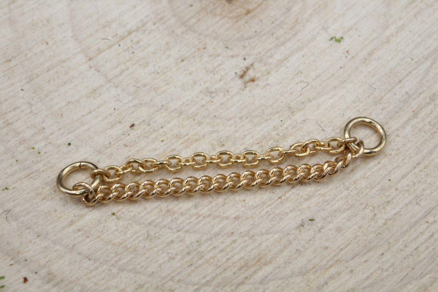 Yellow Gold Close Knit Chain, Length: 16mm